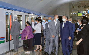 Faxriylar yangi qurilgan metro yo'nalishlari bilan tanishishdi