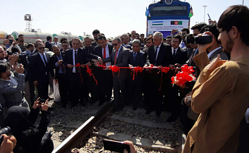 Afg'onistondan yuborilgan ilk konteyner poyezdi Xitoyga etib bordi