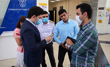 Руководство Минтранса и АО «Узбекистон темир йуллари» проводит изучение качества пассажирских перевозок  на ж/д транспорте.