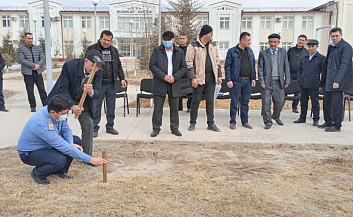 Termiz shahrida baxshichilik maktabi uchun yotoqxona qurilmoqda
