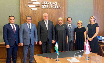 O'zbekiston-Latviya: Temir yo'llarning o'zaro hamkorligi