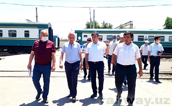 Yo‘lovchi vagonlari texnik va texnologik holatlari tekshirildi