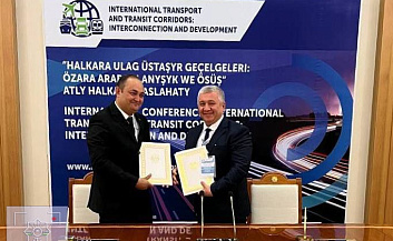 “O‘ztemiryo‘lkonteyner” AJ va “Turkmanboshi xalqaro dengiz porti” memorandum imzoladi