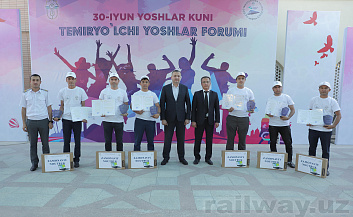 O‘zbekiston temir yo‘llari yoshlari 30 iyun –  “Yoshlar kuni”ni katta tantana bilan nishonlashdi