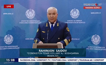 Brifing: Temir yo‘llar o‘tgan hudud atrofida  yashayotgan aholi o‘rtasida xavfsizlik chora-tadbirlari