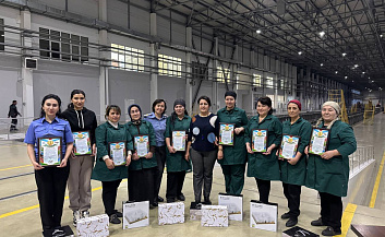 8 mart – Xalqaro xotin-qizlar kuni munosabati bilan ayollar o‘rtasida sport musobaqasi o‘tkazildi
